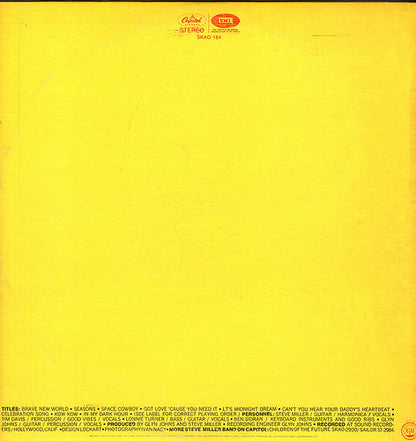 The Steve Miller Band* : Brave New World (LP, Album, RE, Win)