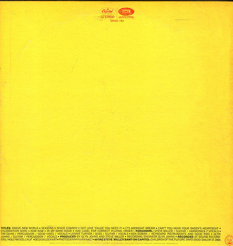 The Steve Miller Band* : Brave New World (LP, Album, RE, Win)
