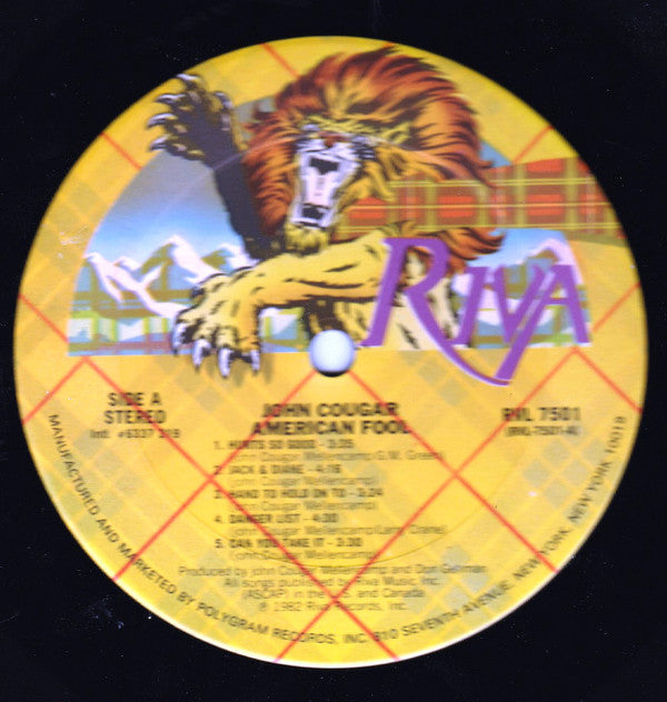 John Cougar* : American Fool (LP, Album, Club, CRC)