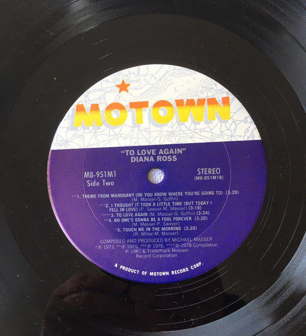 Diana Ross : To Love Again (LP, Comp, Club)