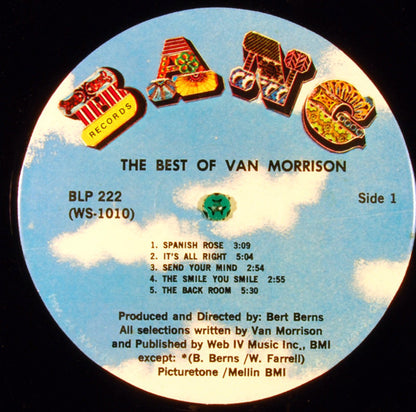 Van Morrison : The Best Of Van Morrison (LP, Comp, RE)