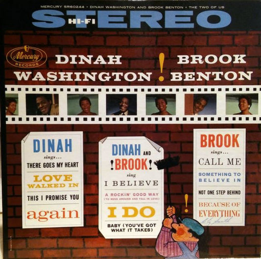 Dinah Washington And Brook Benton : The Two Of Us (LP, Album)