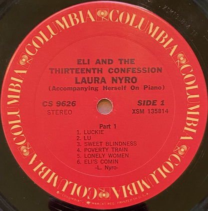 Laura Nyro : Eli And The Thirteenth Confession (LP, Album, RE, RP, Ter)
