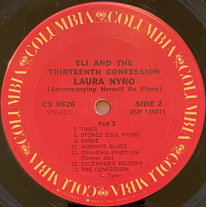 Laura Nyro : Eli And The Thirteenth Confession (LP, Album, RE, RP, Ter)