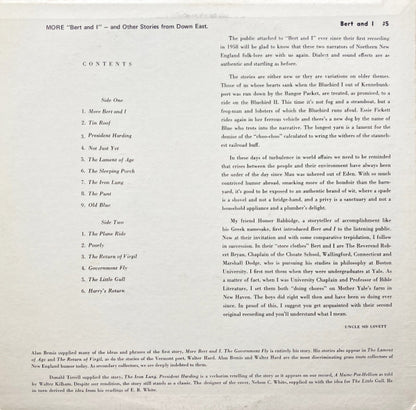 Robert Bryan (2), Marshall Dodge : More Bert And I ... And Other Stories From Down East (LP, Album, Mono)