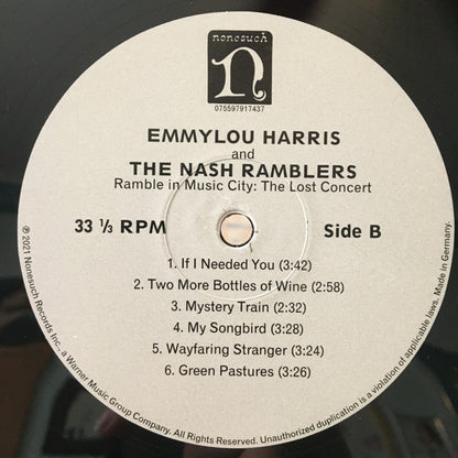 Emmylou Harris And The Nash Ramblers : Ramble In Music City: The Lost Concert (2xLP, Album)