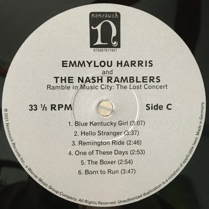 Emmylou Harris And The Nash Ramblers : Ramble In Music City: The Lost Concert (2xLP, Album)