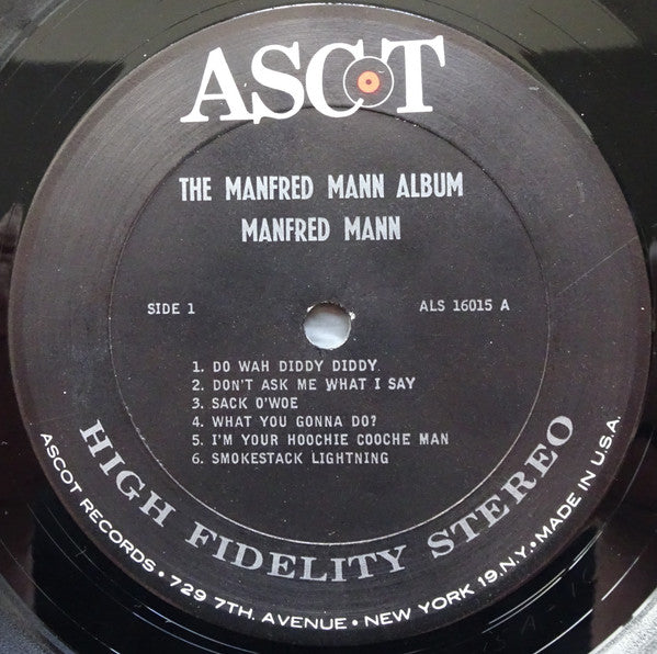 Manfred Mann : The Manfred Mann Album (LP, Album, Pit)