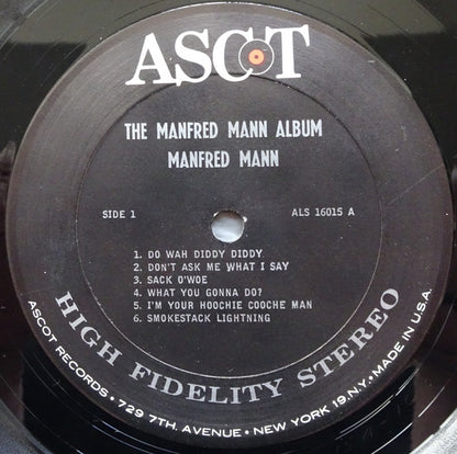 Manfred Mann : The Manfred Mann Album (LP, Album, Pit)