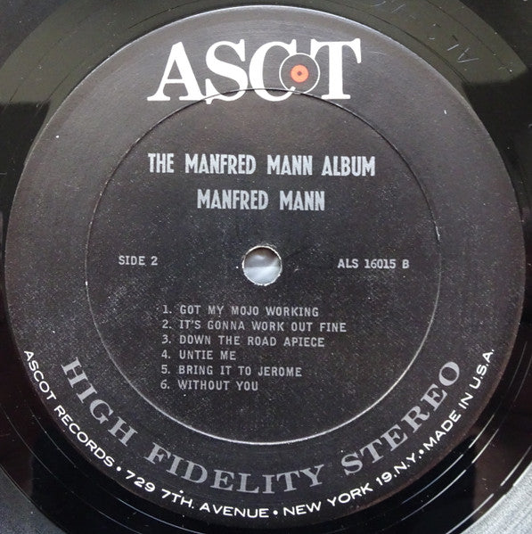 Manfred Mann : The Manfred Mann Album (LP, Album, Pit)