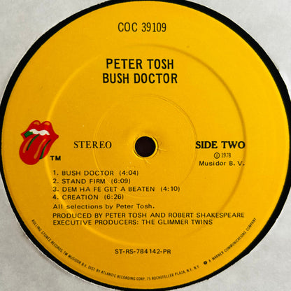Peter Tosh : Bush Doctor (LP, Album, Pre)