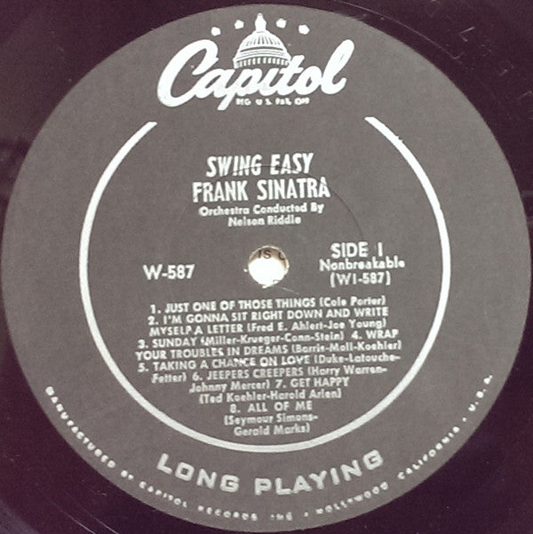 Frank Sinatra : Swing Easy! And Songs For Young Lovers (LP, Comp, Mono, Scr)