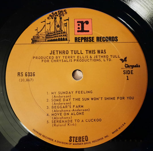Jethro Tull : This Was (LP, Album, RP, Gat)