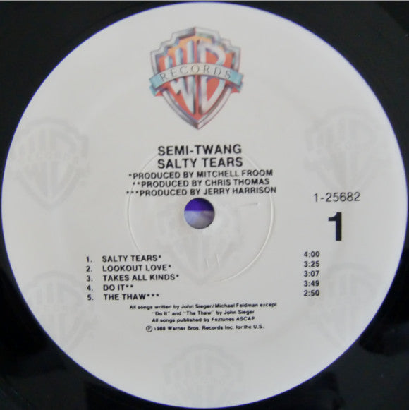 Semi-Twang : Salty Tears (LP, Album, Spe)