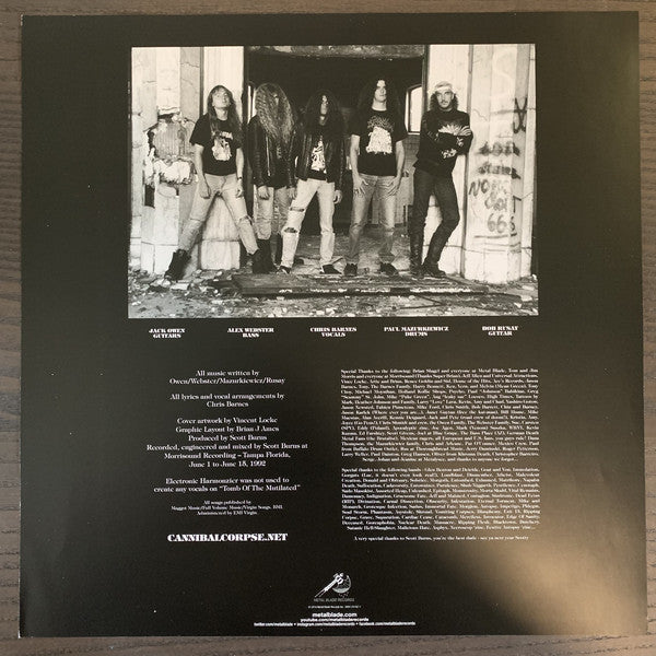 Cannibal Corpse : Tomb Of The Mutilated (LP, Album, Ltd, RE, Red)