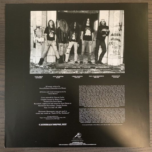 Cannibal Corpse : Tomb Of The Mutilated (LP, Album, Ltd, RE, Red)