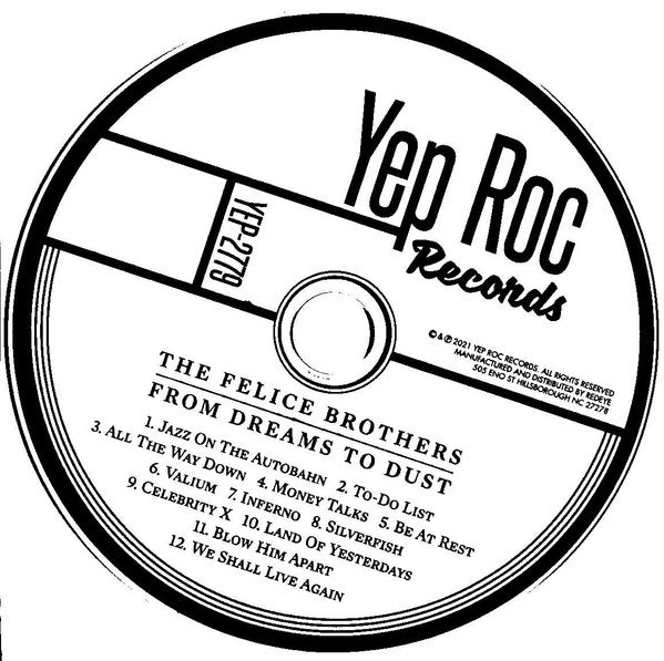 The Felice Brothers : From Dreams To Dust (CD, Album)