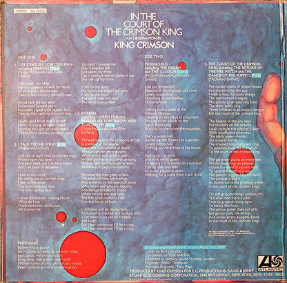 King Crimson : In The Court Of The Crimson King (An Observation By King Crimson) (LP, Album, RP, Pre)