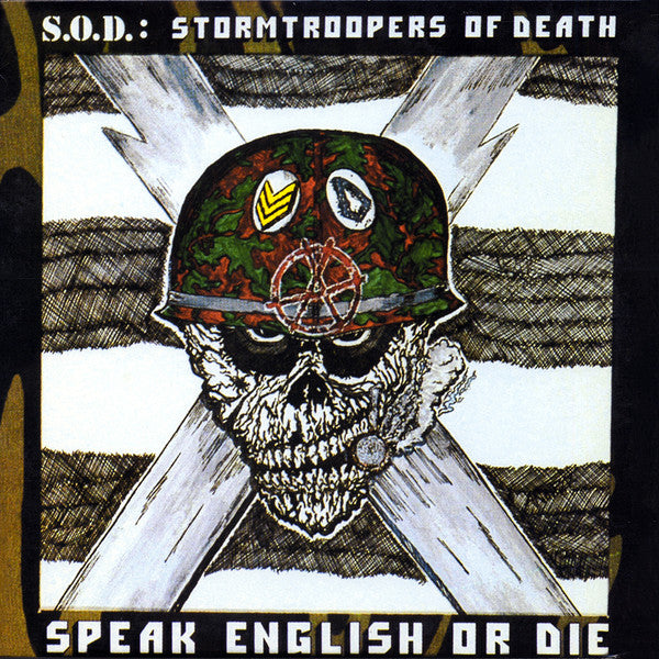 S.O.D.: Stormtroopers of Death* : Speak English Or Die (LP, Album, Ltd, RE, Red)
