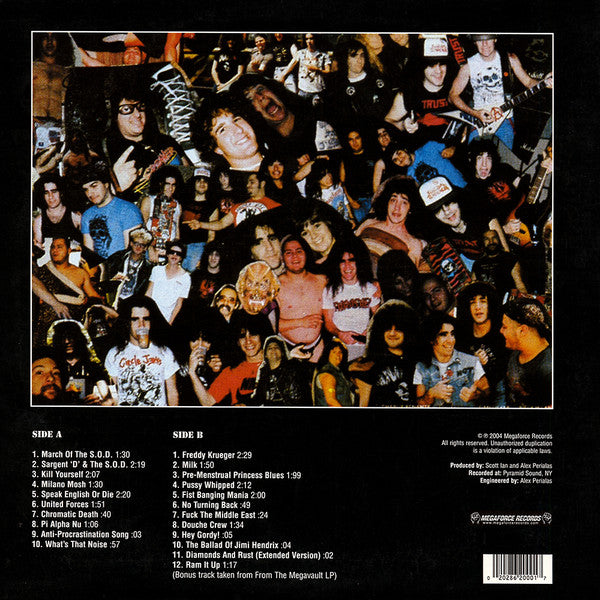 S.O.D.: Stormtroopers of Death* : Speak English Or Die (LP, Album, Ltd, RE, Red)