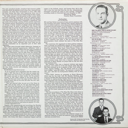 The Blue Sky Boys* : The Blue Sky Boys [Bill And Earl Bolick] (2xLP, Comp, Mono, Gat)
