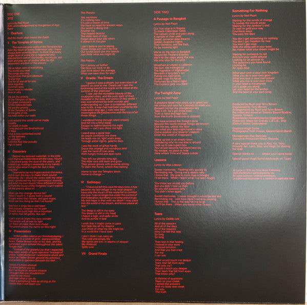 Rush : 2112 (LP, Album, RE, 180)