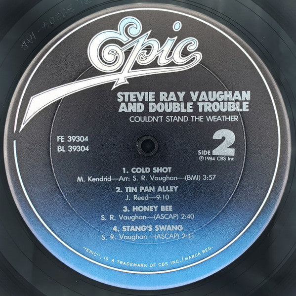 Stevie Ray Vaughan And Double Trouble* : Couldn't Stand The Weather (LP, Album, Pit)