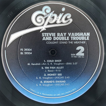 Stevie Ray Vaughan And Double Trouble* : Couldn't Stand The Weather (LP, Album, Pit)