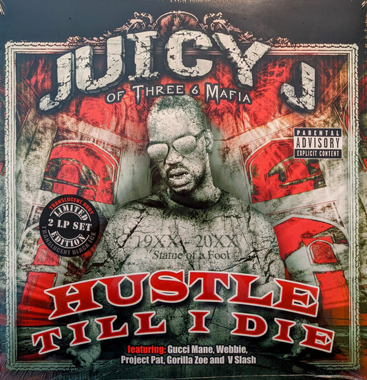Juicy J of Three 6 Mafia : Hustle Till I Die (2xLP, Album, Ltd, Tra)