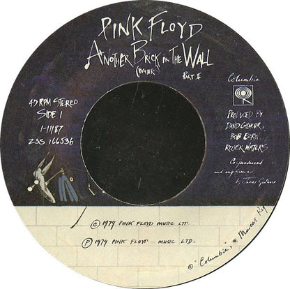 Pink Floyd : Another Brick In The Wall (Part II) (7", Styrene, Pit)