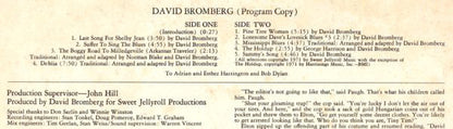 David Bromberg : David Bromberg (LP, Album, Pit)