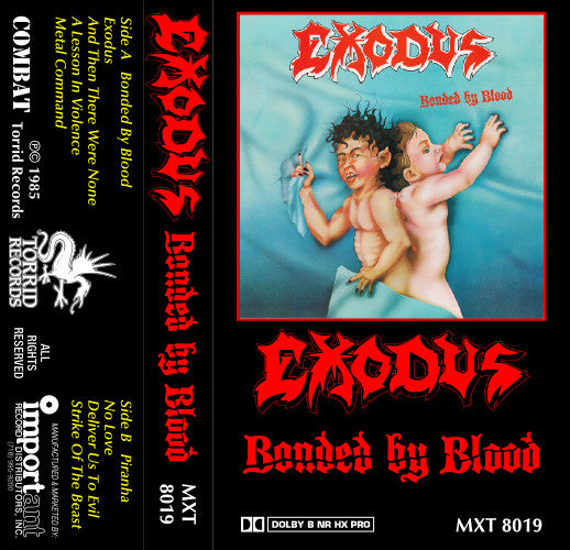 Exodus (6) : Bonded By Blood (Cass, Album)