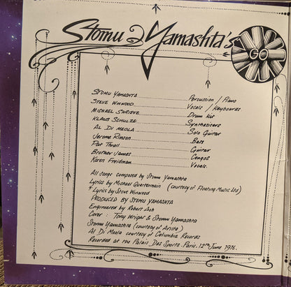 Stomu Yamashta's Go : Go Live From Paris (2xLP, Album, Jac)