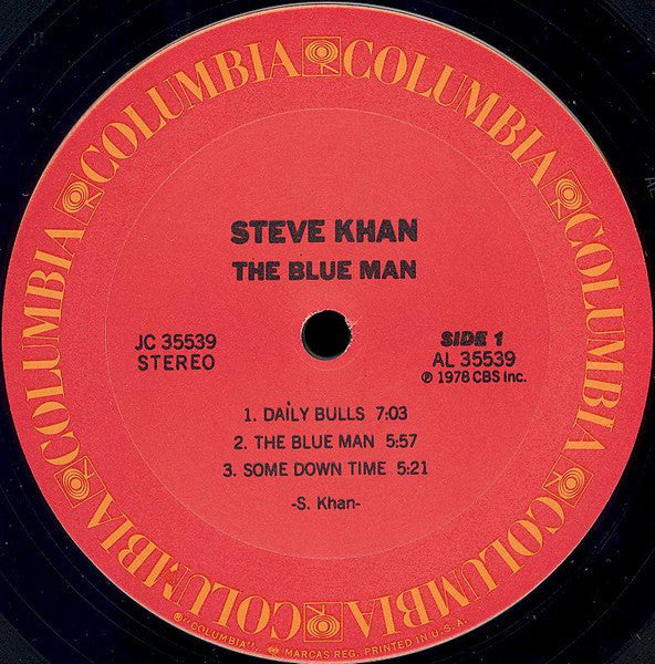 Steve Khan : The Blue Man (LP, Album, Ter)