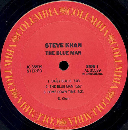 Steve Khan : The Blue Man (LP, Album, Ter)