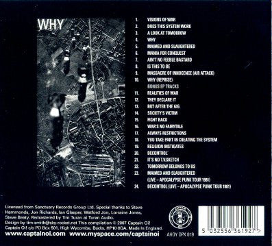 Discharge : Why (CD, EP, RE, RM, Dig)