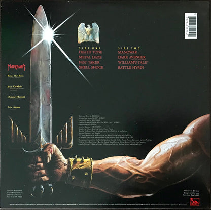 Manowar : Battle Hymns (LP, Album, Win)