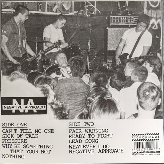 Negative Approach : Negative Approach (7", EP, Ltd, RE, RM)