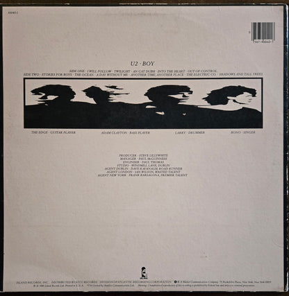 U2 : Boy (LP, Album, RE, SRC)