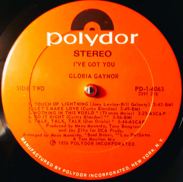 Gloria Gaynor : I've Got You (LP, Album, PRC)
