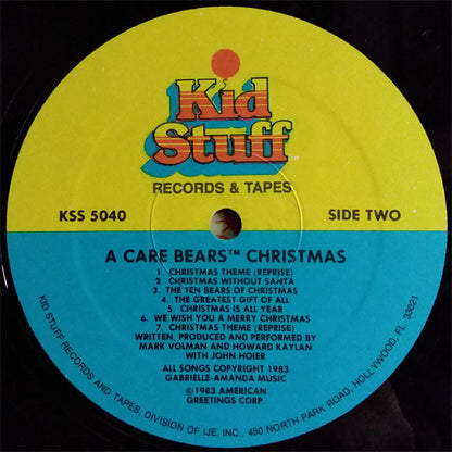 The Care Bears : A Care Bears Christmas (LP, Album)
