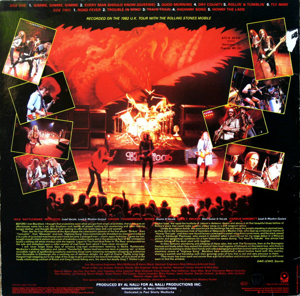 Blackfoot (3) : Highway Song Live (LP, Album)