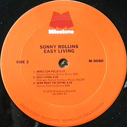 Sonny Rollins : Easy Living (LP, Album)