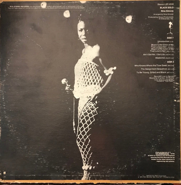 Nina Simone : Black Gold (LP, Album, Ind)