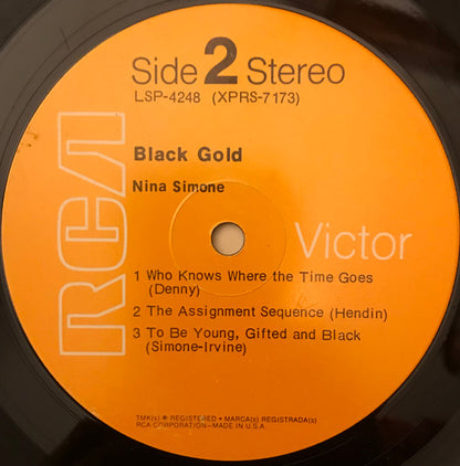 Nina Simone : Black Gold (LP, Album, Ind)