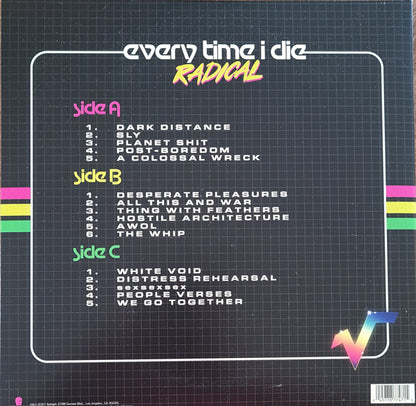 Every Time I Die : Radical (LP, Album, Gat + LP, S/Sided, Album, Etch)