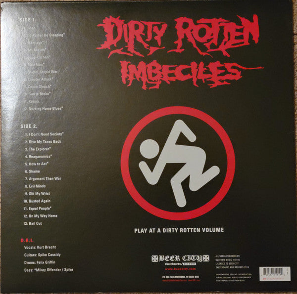 D.R.I.* : Dealing With It! (LP, Album, RM, RP)
