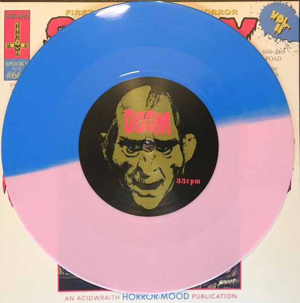 Acid Witch / Vaultwraith : Spooky Vol. II (7", Blu)