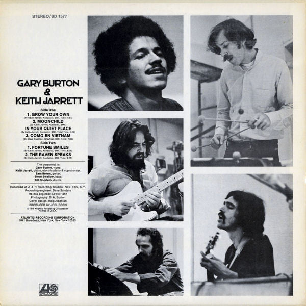 Gary Burton & Keith Jarrett : Gary Burton & Keith Jarrett (LP, Album, PR-)