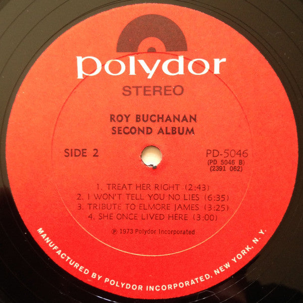 Roy Buchanan : Second Album (LP, Album, All)